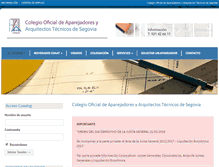 Tablet Screenshot of coaatsg.es
